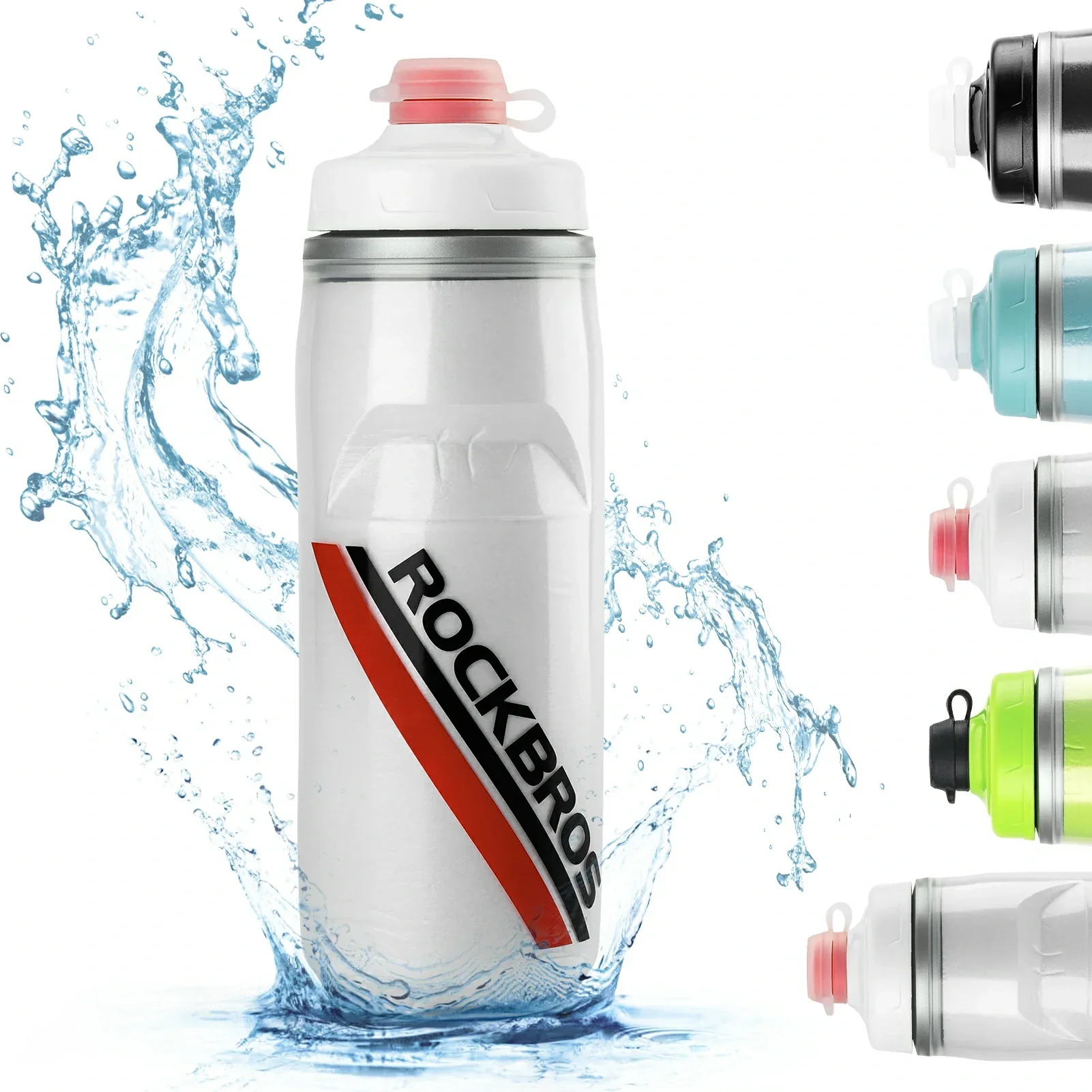 ROCKBROS 21OZ Insulated Bike Water Bottle - Image 4