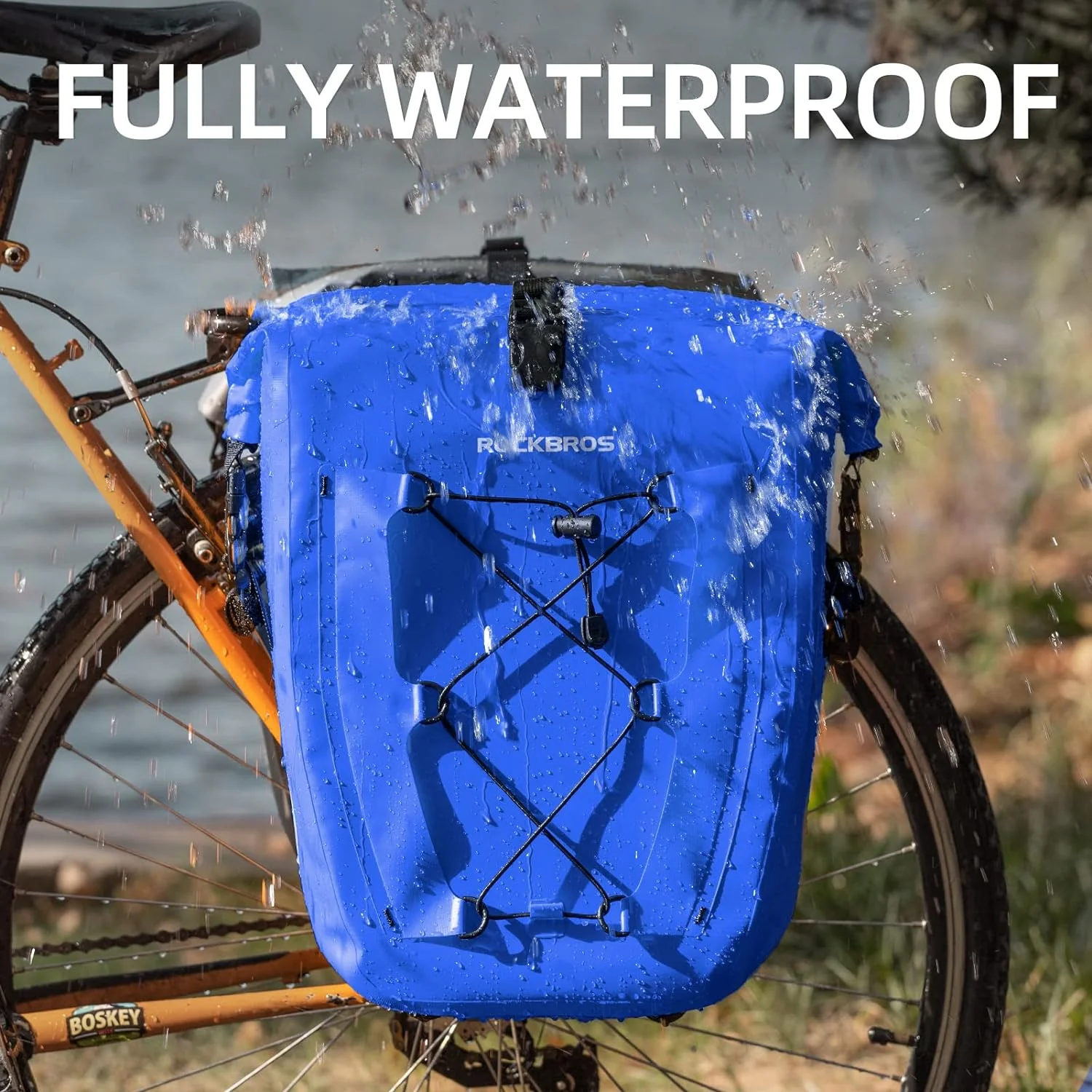 ROCKBROS 32L Waterproof Bike Pannier Durable Spacious Easy to Install - Image 12
