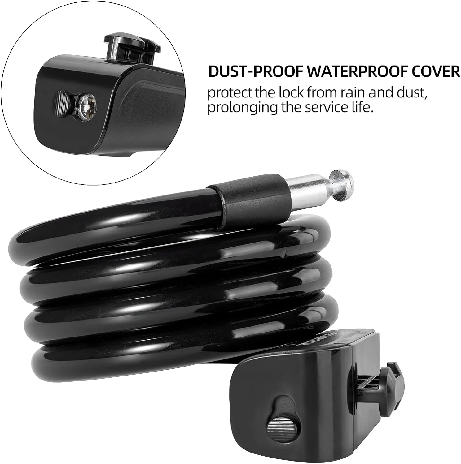 ROCKBROS 3ft Bike Cable Lock - Secure, Lightweight with Mounting Bracket - Image 7