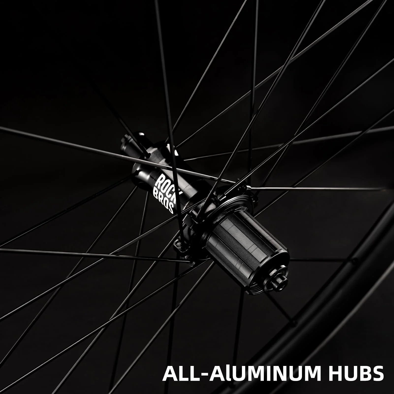 ROCKBROS 700c Carbon Fiber Disc Rim 38/50/65 mm 1.6-1.7 kg Clincher Wheelset - Image 4