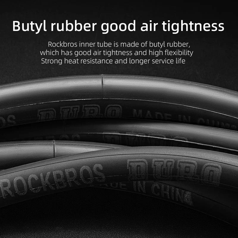 ROCKBROS 700X23/25/28/35C Road Bike Inner Tube 48mm Presta/Schrader Valve High Self Sealing Butyl Rubber - Image 14