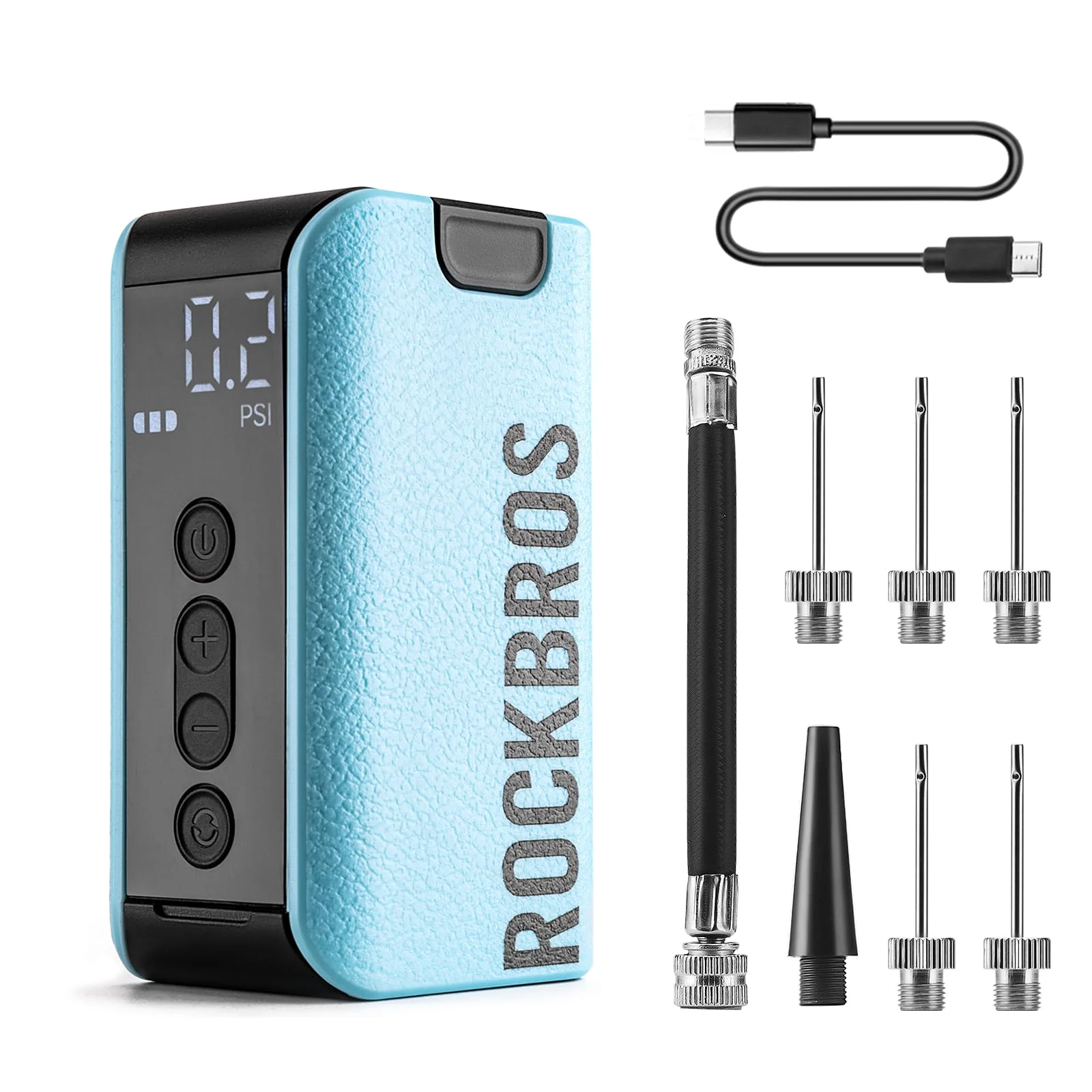 ROCKBROS AS3 Electric Smart Air Portable Fast Ball Pump - Image 3