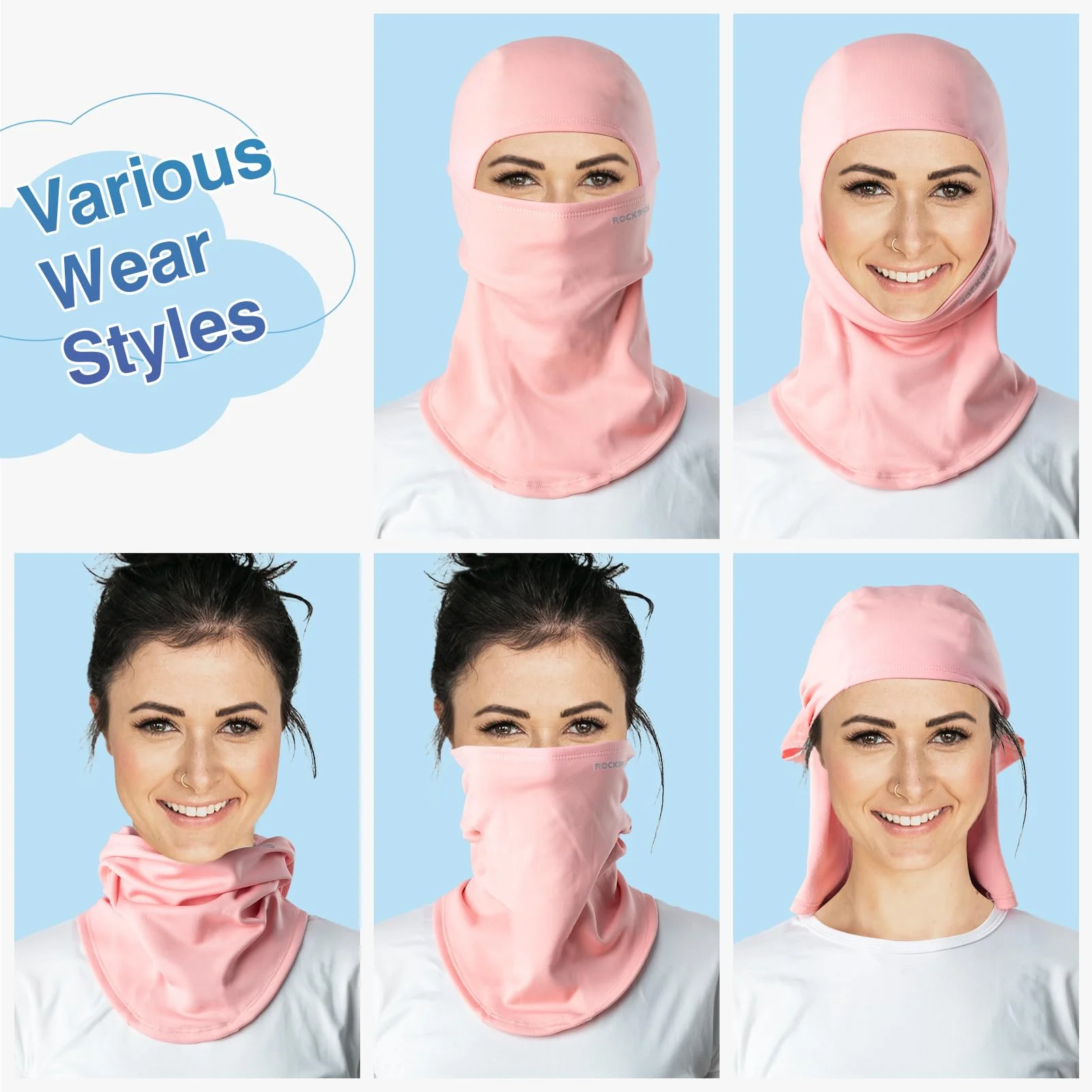 ROCKBROS Balaclava Ski Mask, Windproof Thermal Winter Neck Warmer Hood for Men Women - Image 18