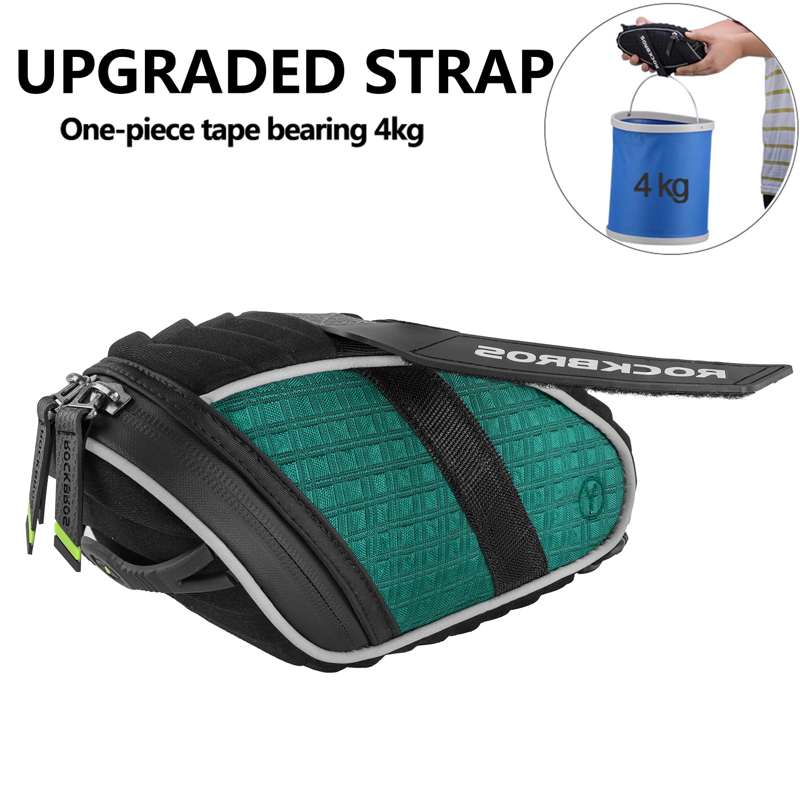 ROCKBROS  Bicycle Saddle Bag Under Seat 3D Shell Cycling Seat Pack - Image 14