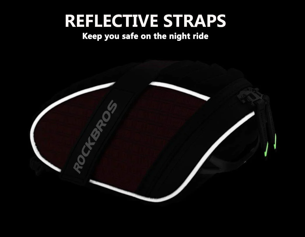 ROCKBROS  Bicycle Saddle Bag Under Seat 3D Shell Cycling Seat Pack - Image 24