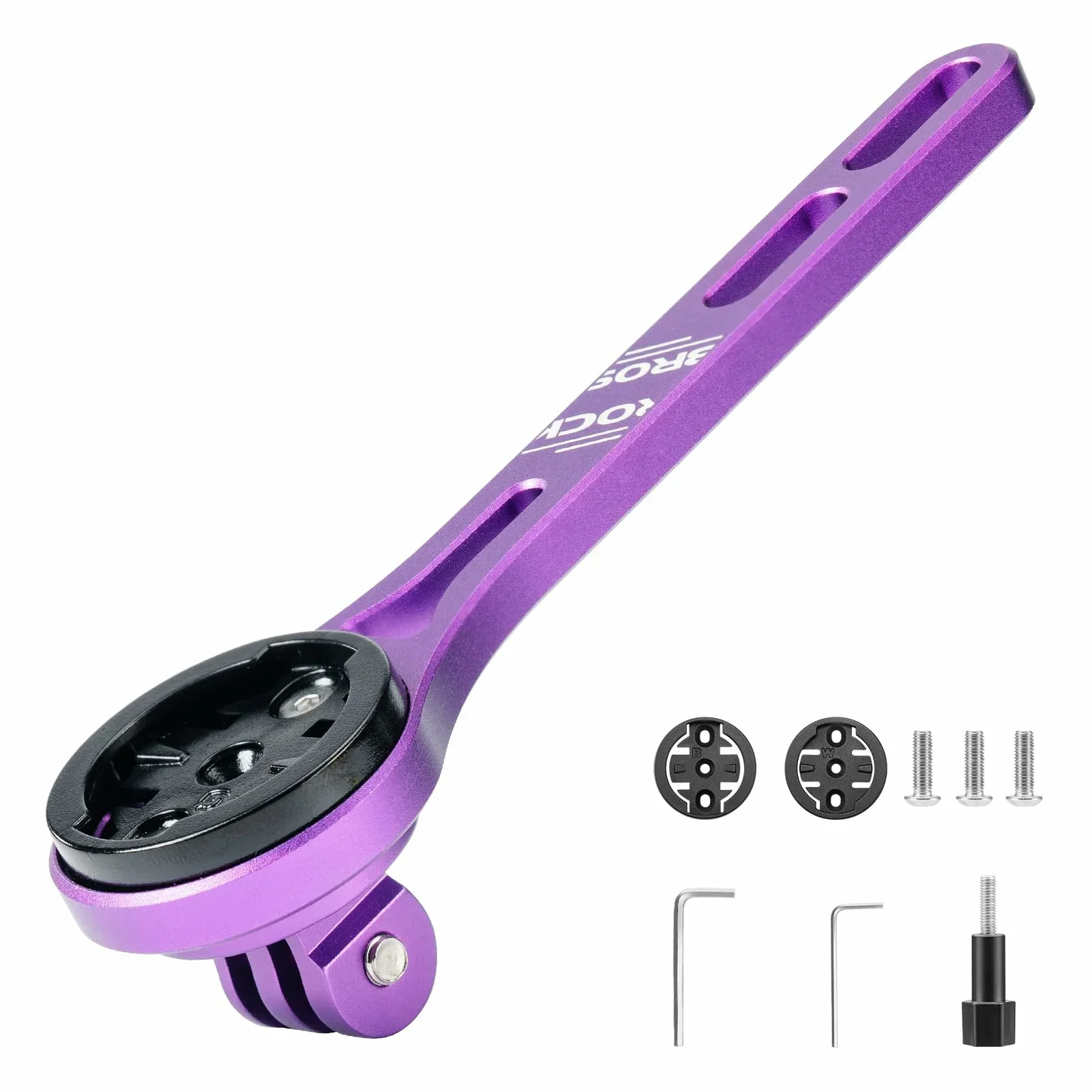 ROCKBROS Bike Aluminum Computer Mount compatible with Garmin, Wahoo, Bryton, and GoPro - Image 3