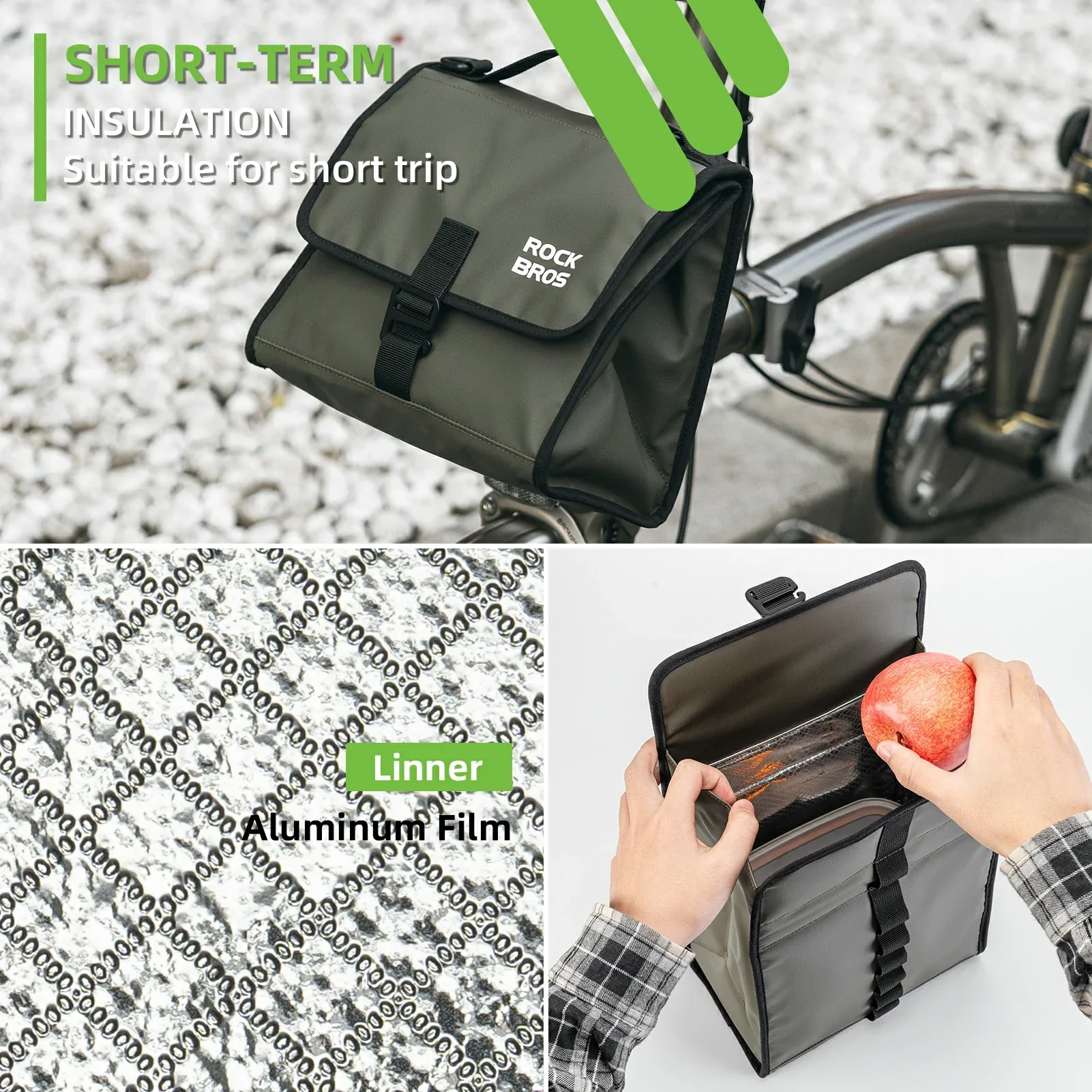 ROCKBROS Bike Bag 4L-7L for Brompton Folding Bike - Image 10