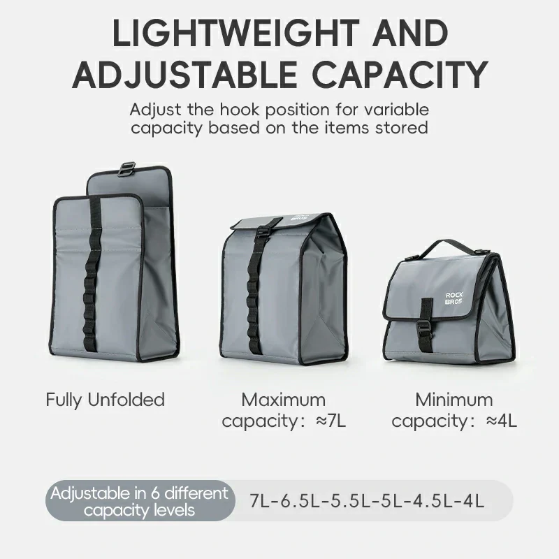 ROCKBROS Bike Bag 4L-7L for Brompton Folding Bike - Image 5