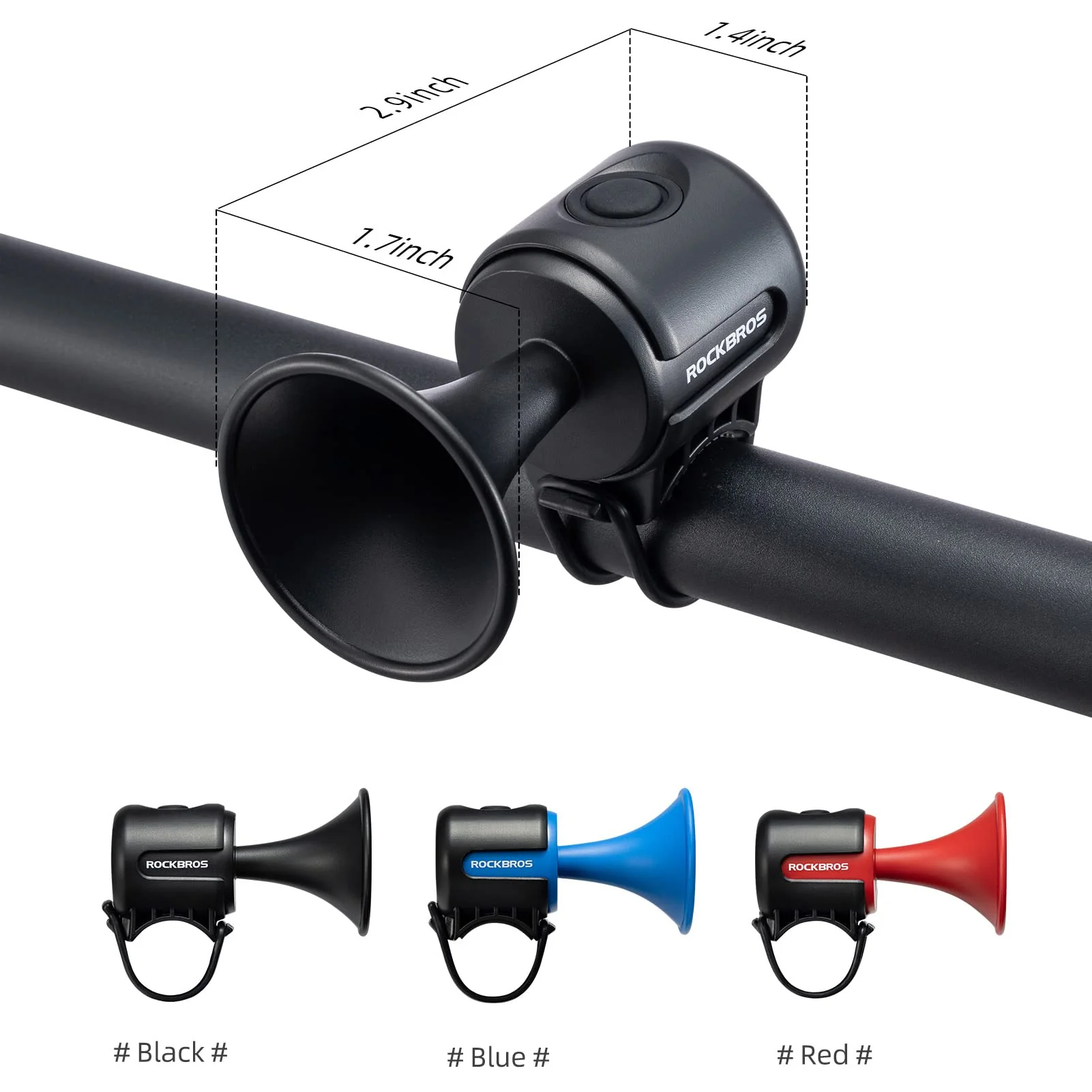 ROCKBROS Bike Bell Electric Bike Horn Waterproof 120dB - Image 13
