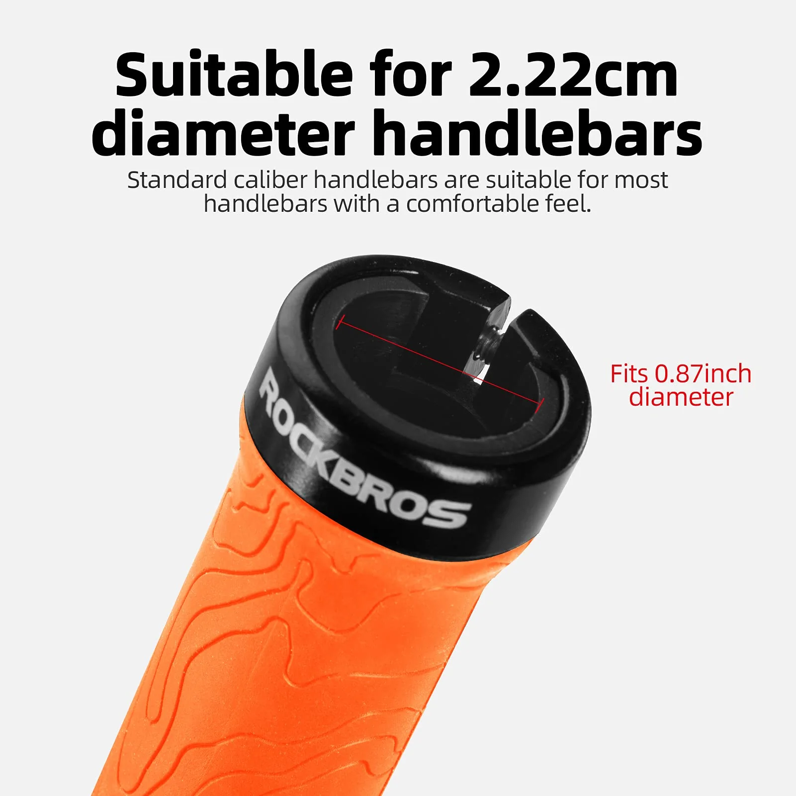 ROCKBROS Bike Handlebar Grips Double Lock-on MTB Bicycle Handle Bar Grips - Image 22