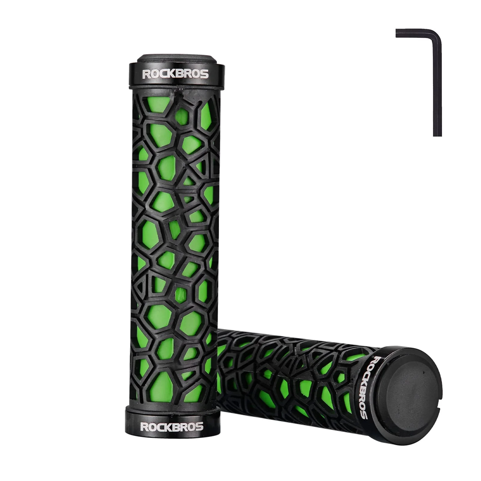 ROCKBROS Bike Handlebar Grips Double Lock-on Non-Slip Grips for MTB, BMX 22.2mm - Image 3