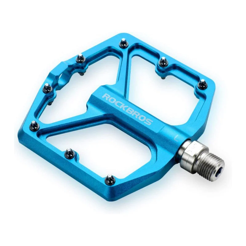ROCKBROS Bike Pedals Lightweight Aluminum Platform 9/16'' Sealed Bearing - Image 2