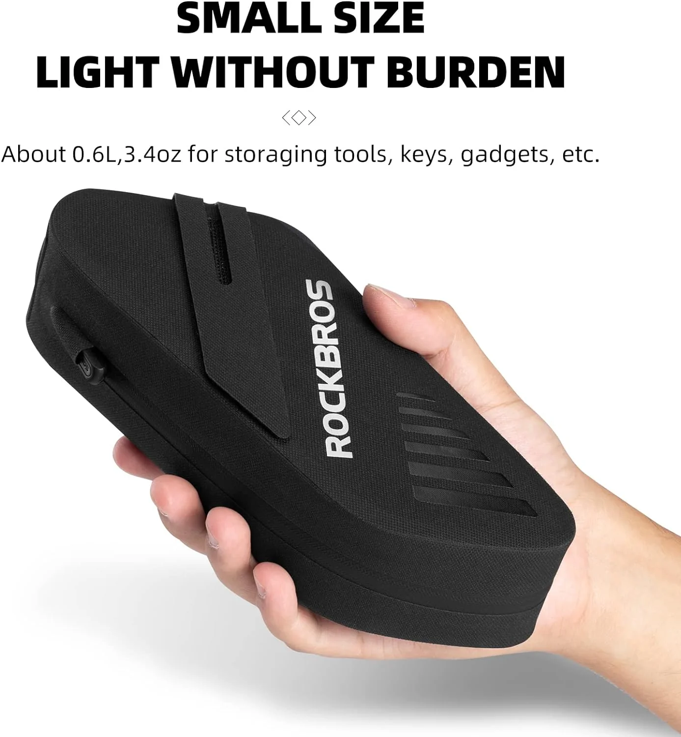 ROCKBROS Bike Saddle Bag Waterproof  0.6L Mini - Image 6