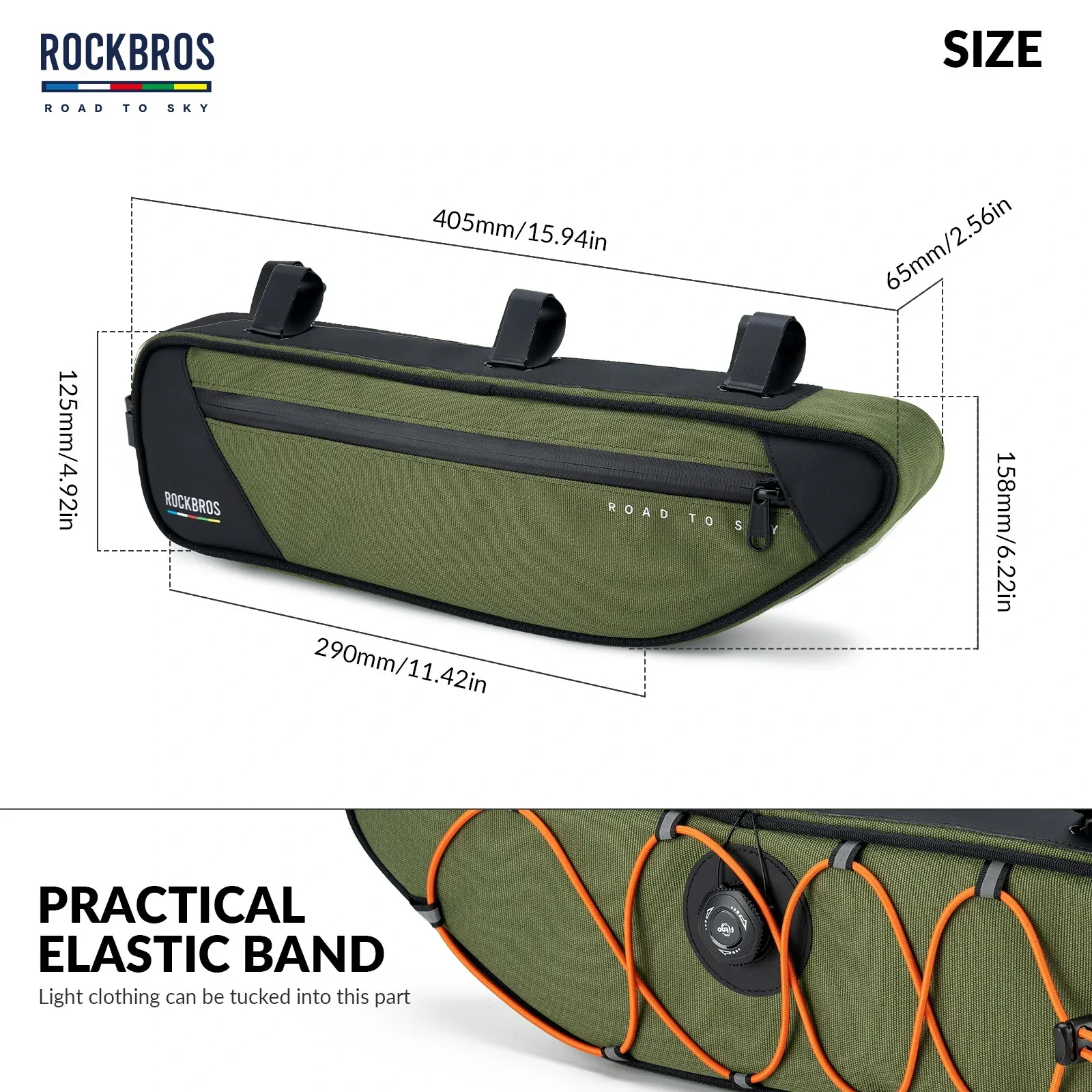 ROCKBROS Bike Triangle Bag-Road to sky - Image 19