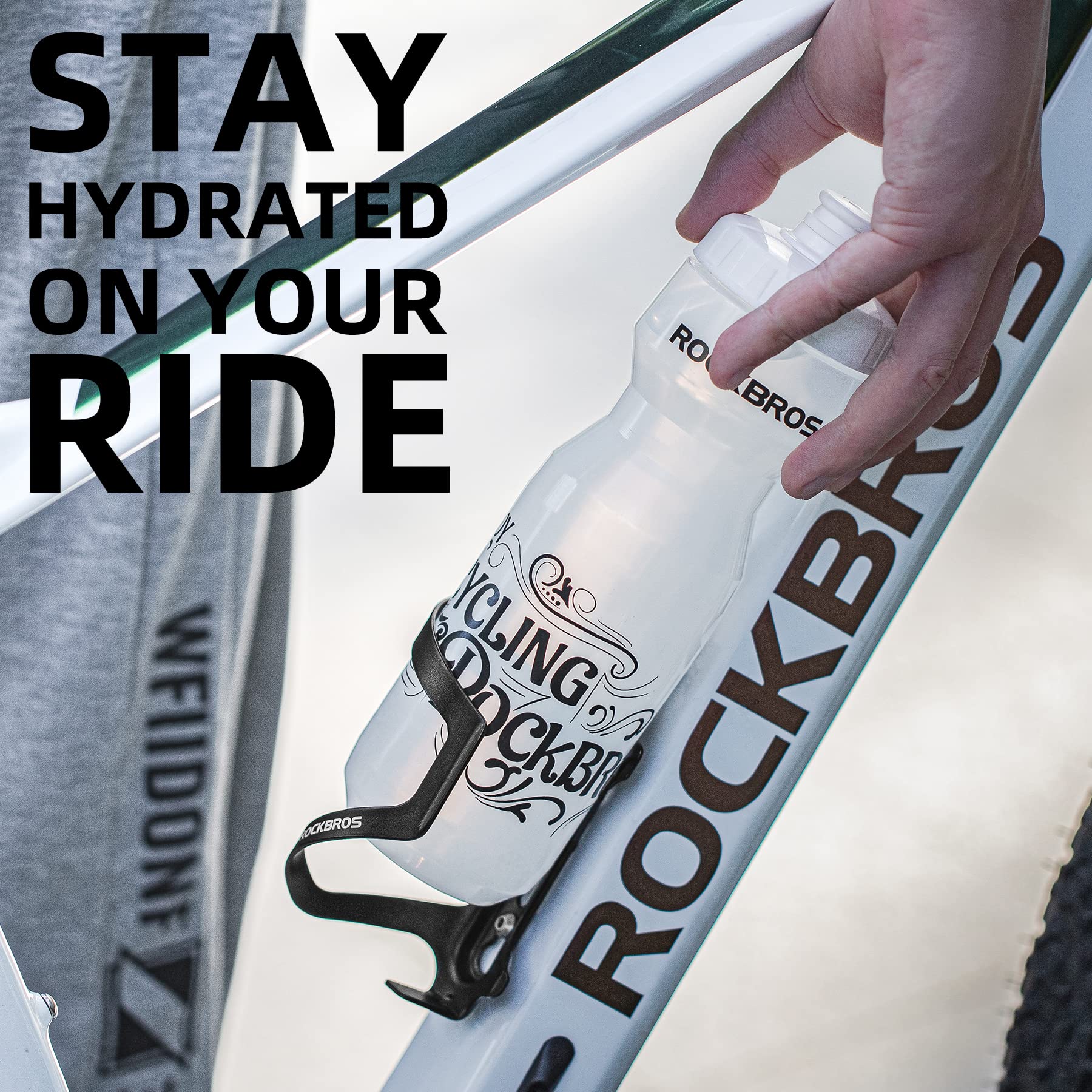 ROCKBROS Bike Water Bottle Holder Alloy Aluminum Bicycle Cage for Road and Mountain Bikes - Image 15