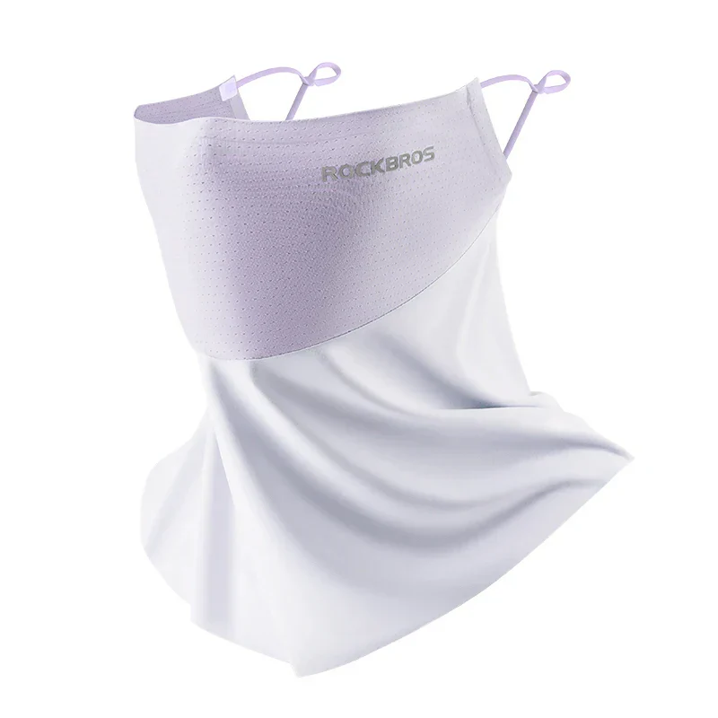 ROCKBROS Cooling Neck Gaiter with Ear Loops – UV Protection for Cycling - Image 4