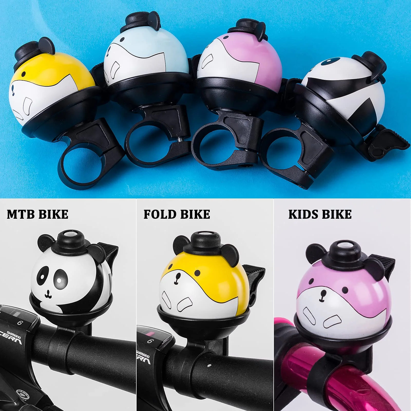 ROCKBROS Cute Monster Kids Bike Bell - Image 42