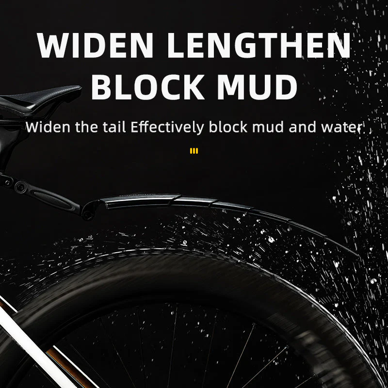 ROCKBROS Cycling Rear Fender Front Mudguard Road Mountain Bike Fender Adjustable - Image 5