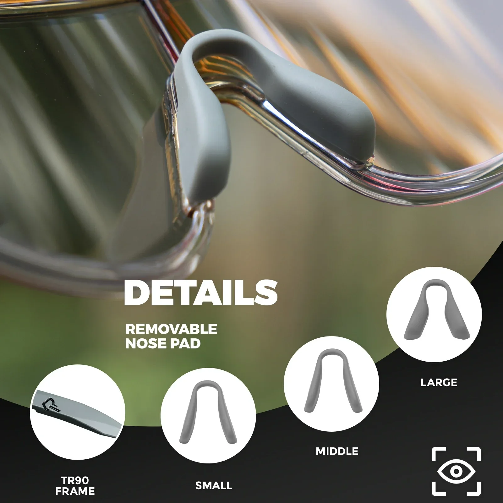 ROCKBROS Cycling Sunglasses Photochromic Polarized Sports Glasses UV400 Unisex - Image 21