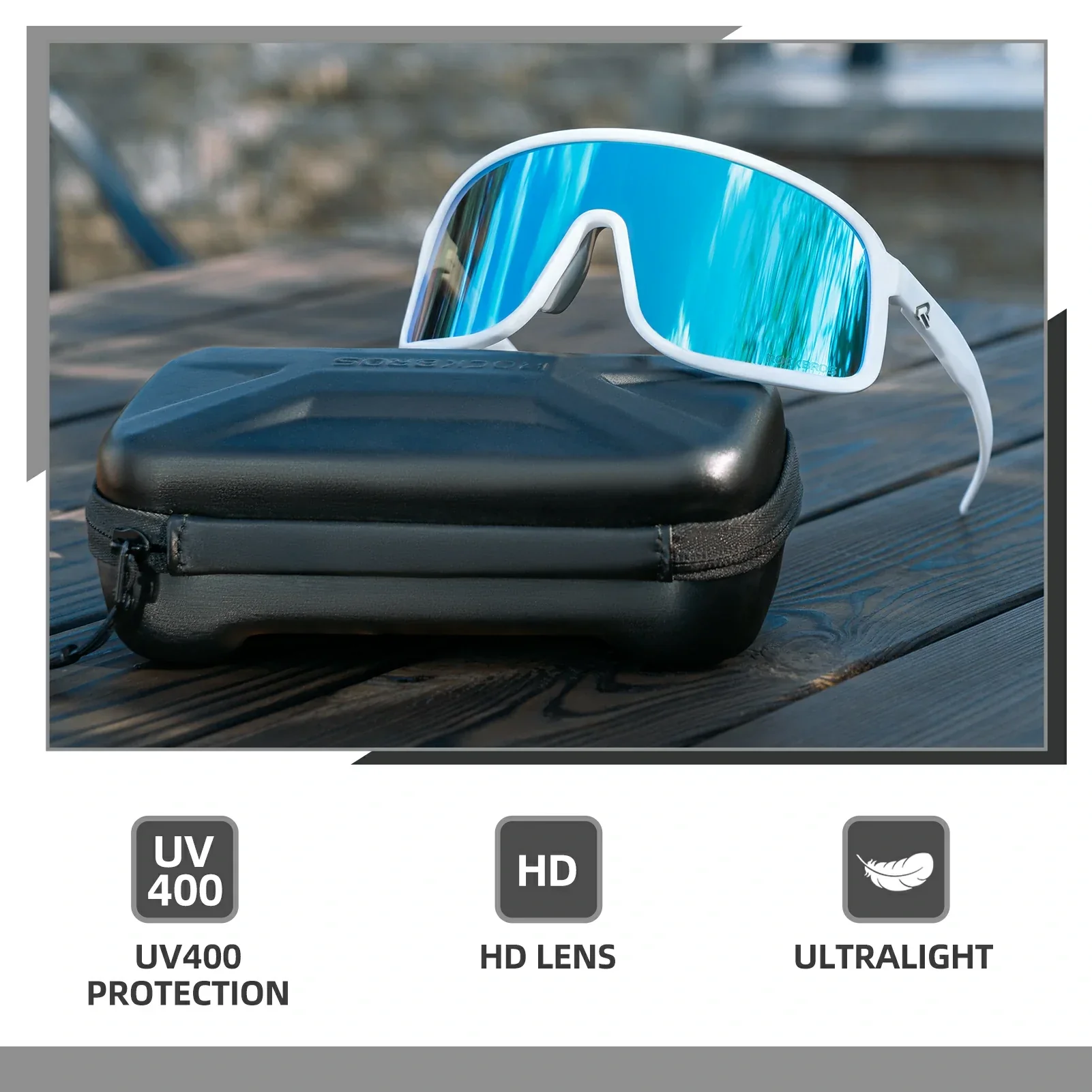 ROCKBROS Cycling Sunglasses Photochromic Polarized Sports Glasses UV400 Unisex - Image 55