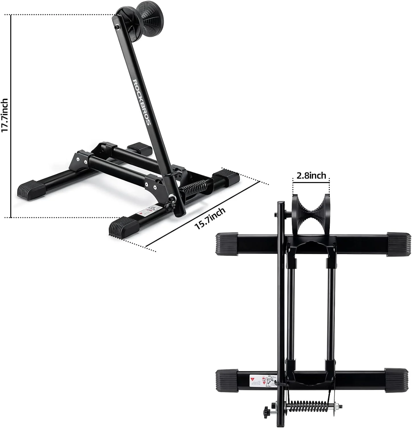 ROCKBROS Foldable Bike Stand Floor for 20” - 29” Wheels - Image 2