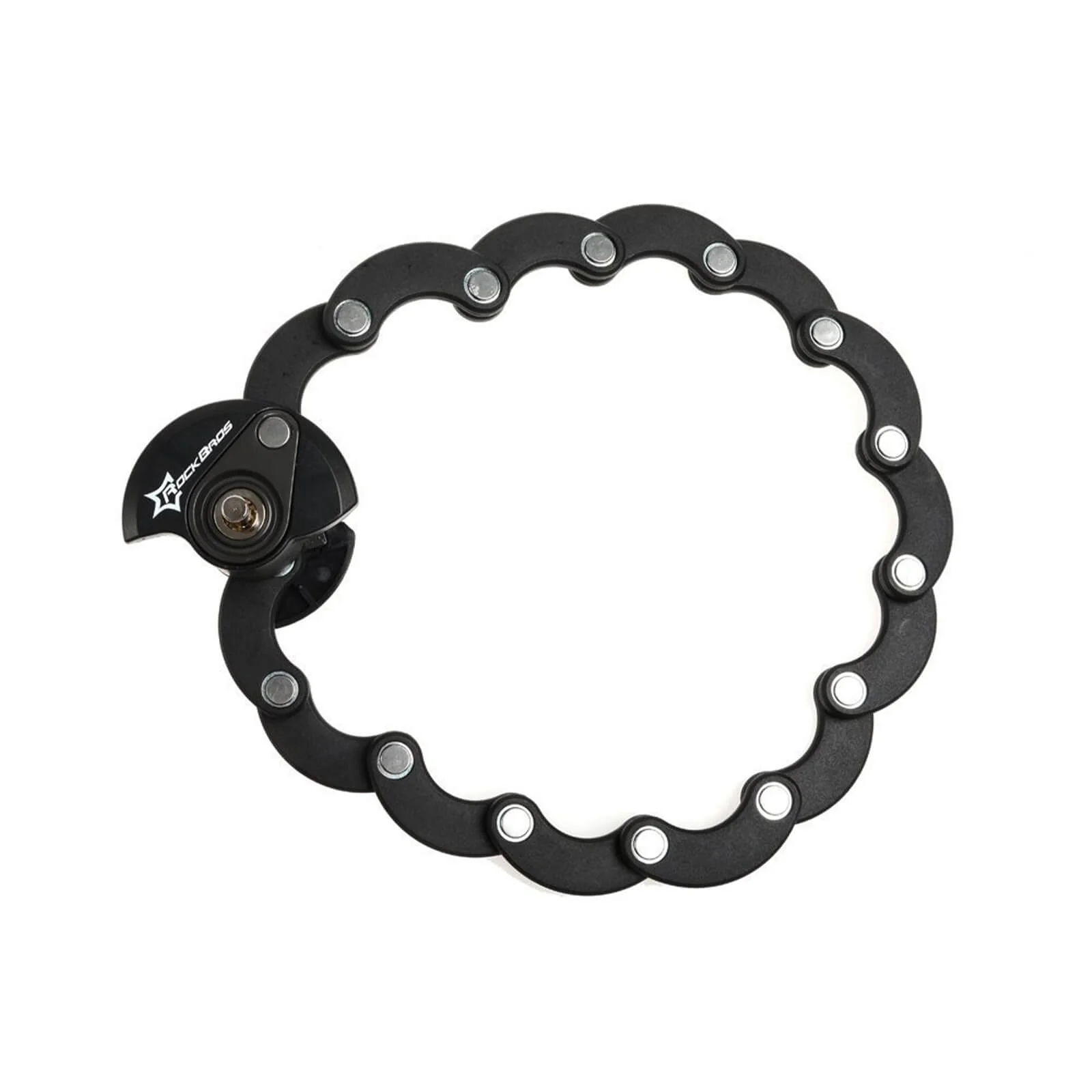 ROCKBROS Folding Bike Lock Anti-theft Alloy Lock with Mounting Bracket - Image 10