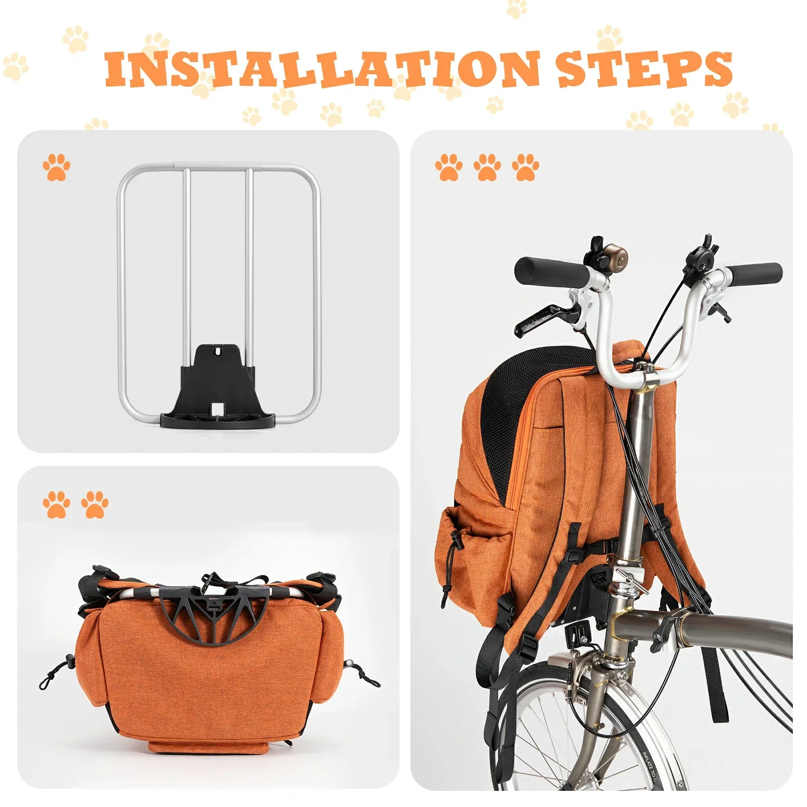 ROCKBROS Folding Bike Pet Bag Backpack - Image 12