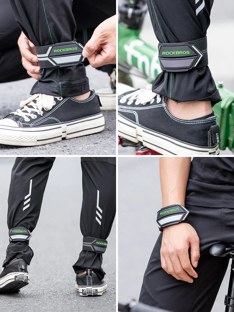ROCKBROS High Brightness Reflective Trouser Band Adjustable Elastic - Image 4
