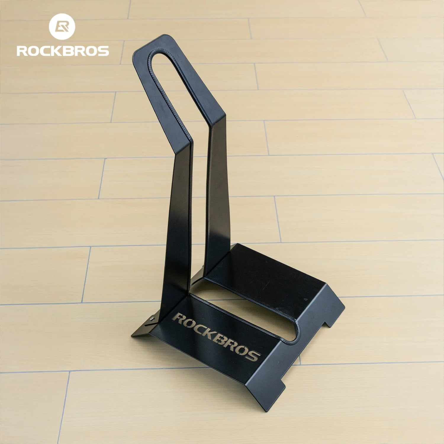 ROCKBROS L-Shaped Carbon Steel Bicycle Stand - Image 2