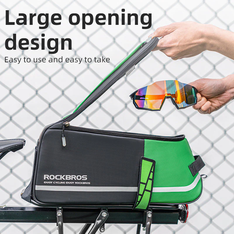 ROCKBROS Large Capacity Bike Carrier Bag - Waterproof, Multi-functional, 4L - Image 5