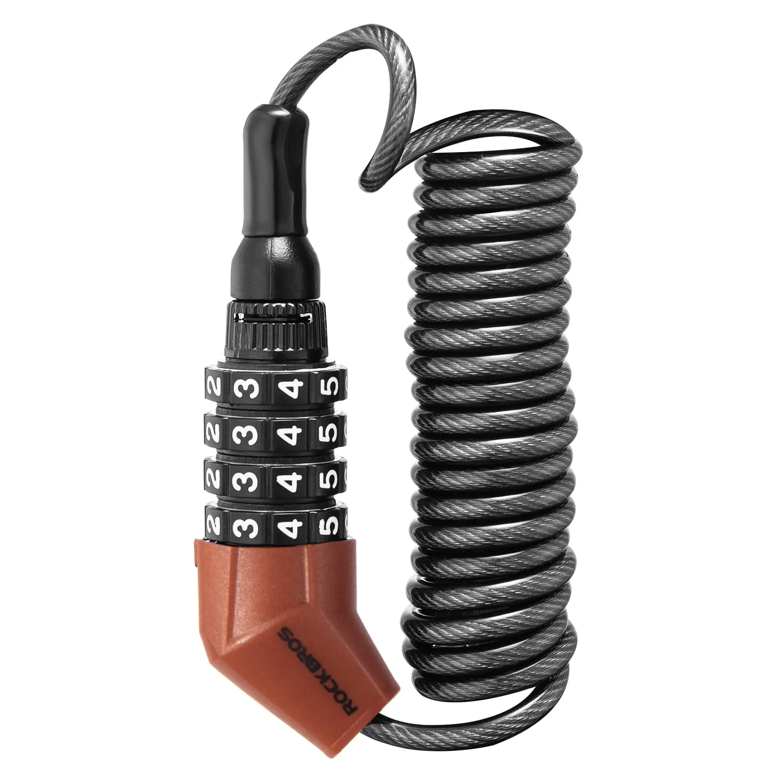 ROCKBROS Lightweight Helmet Lock, Resettable Combination Cable Lock for Bike & Luggage - Image 8