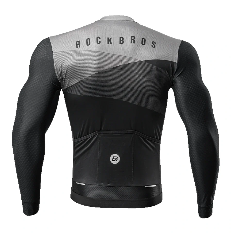 ROCKBROS Men's Cycling Long-Sleeve Jersey - Image 2