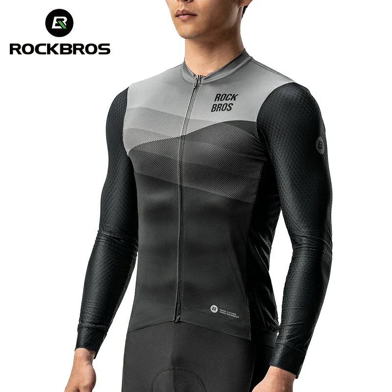 ROCKBROS Men's Cycling Long-Sleeve Jersey - Image 6