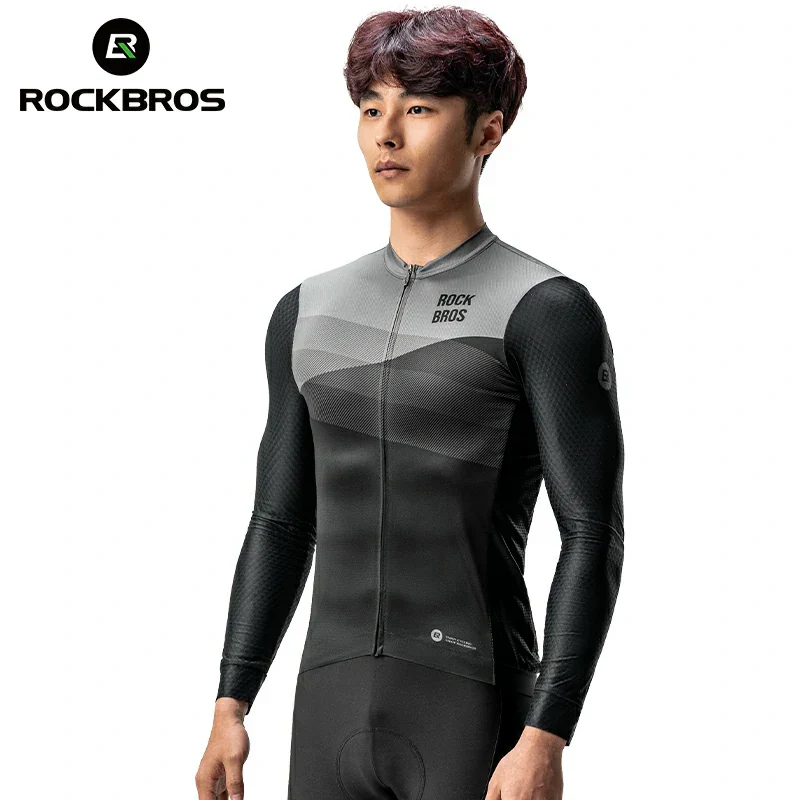 ROCKBROS Men's Cycling Long-Sleeve Jersey - Image 7