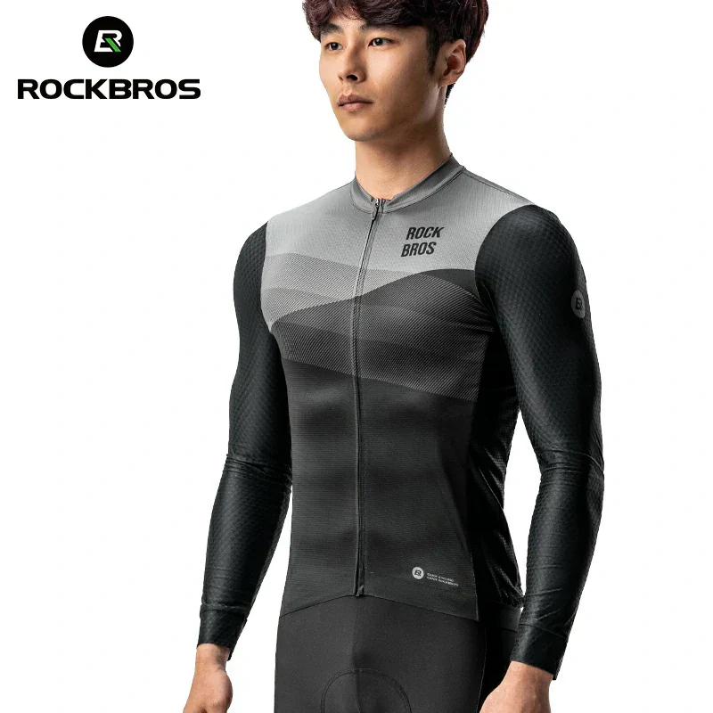ROCKBROS Men's Cycling Long-Sleeve Jersey - Image 8