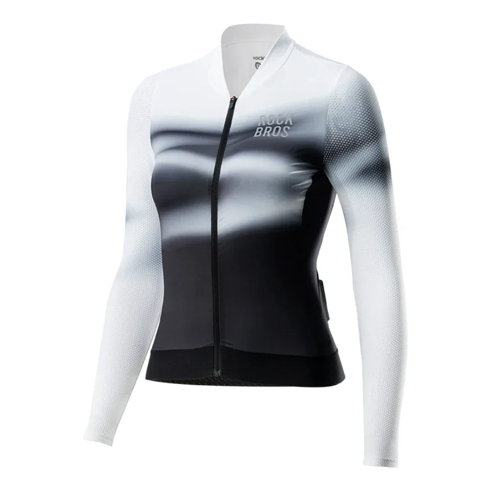 ROCKBROS Mondi Lightweight Gradient Women's Long Sleeve Cycling Jersey - Image 2