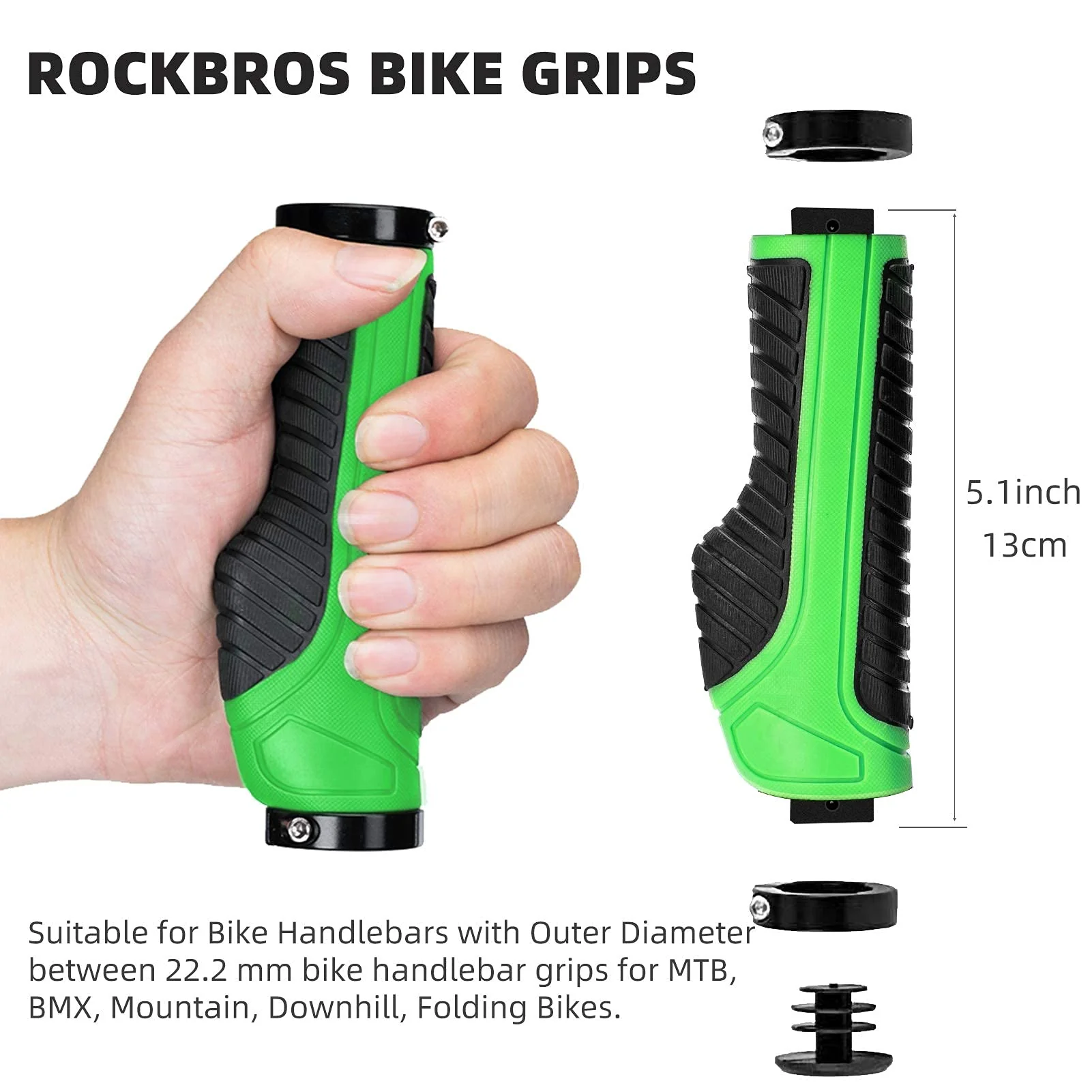 ROCKBROS Mountain Bike  Bicycle Handlebar Grips - Image 19