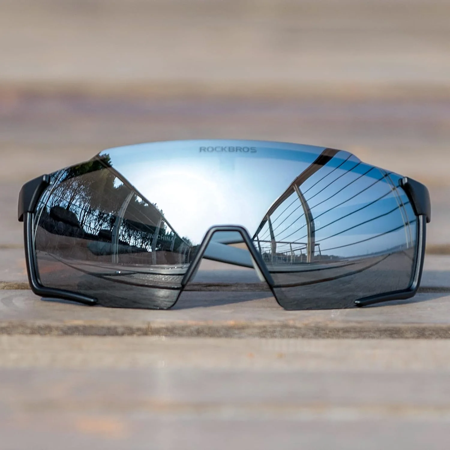 ROCKBROS MTB Cycling Sunglasses UV400 Polarized Lightweight HD Lens - Image 6