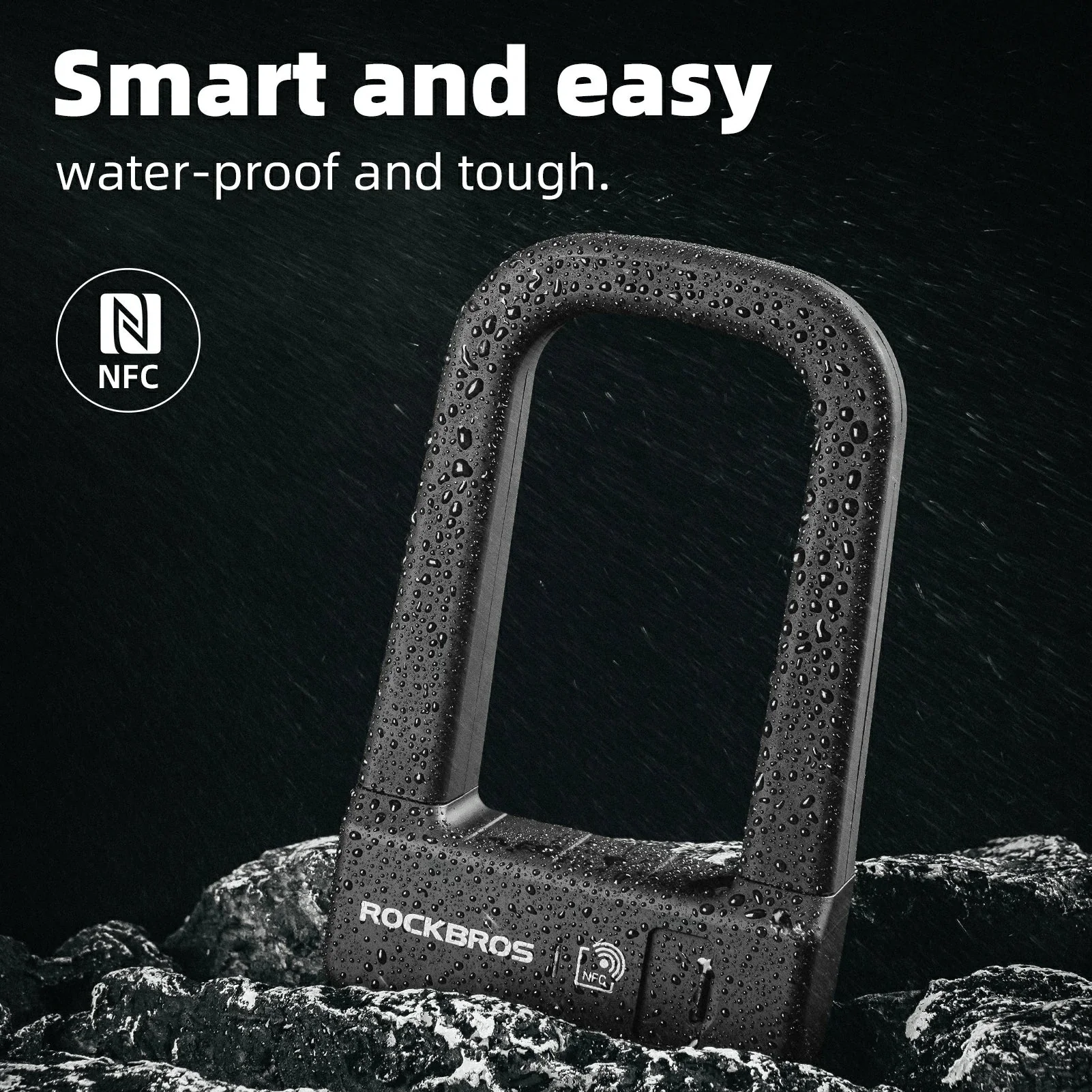 ROCKBROS NFC Smart Bike U Lock - Image 3