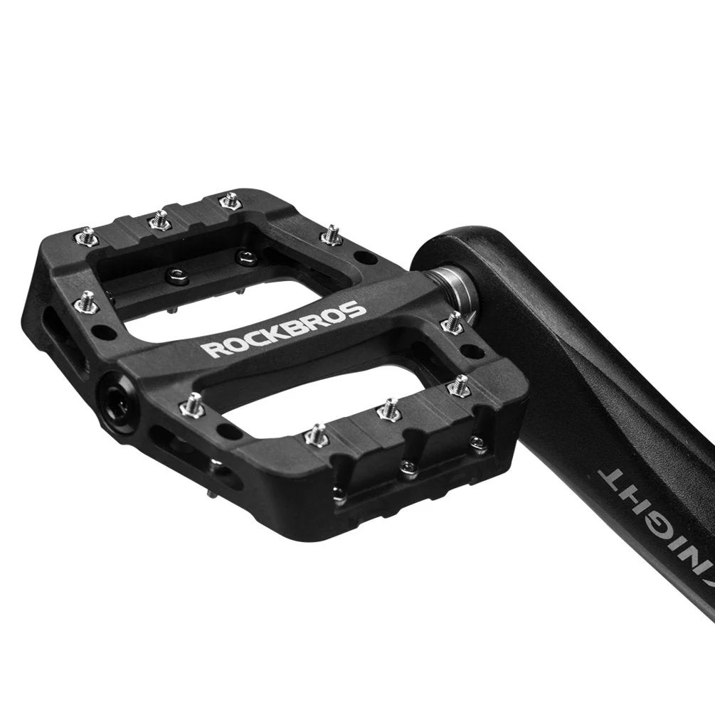 ROCKBROS Nylon Fiber Bicycle Platform Pedals for BMX MTB 9/16" - Image 2