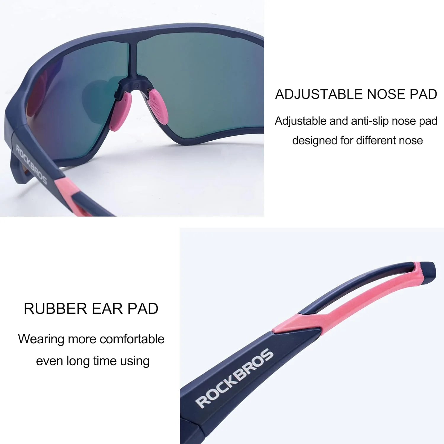 ROCKBROS Polarized Sunglasses UV Protection for Women Men Cycling - Image 45