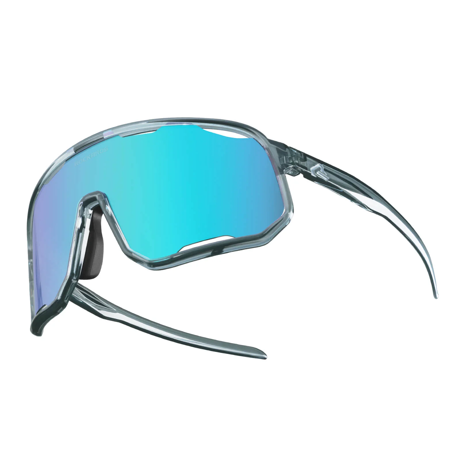 ROCKBROS Polarized Sunglasses UV400 Transparent Cycling Glasses Windproof TR90 Frame - Image 4