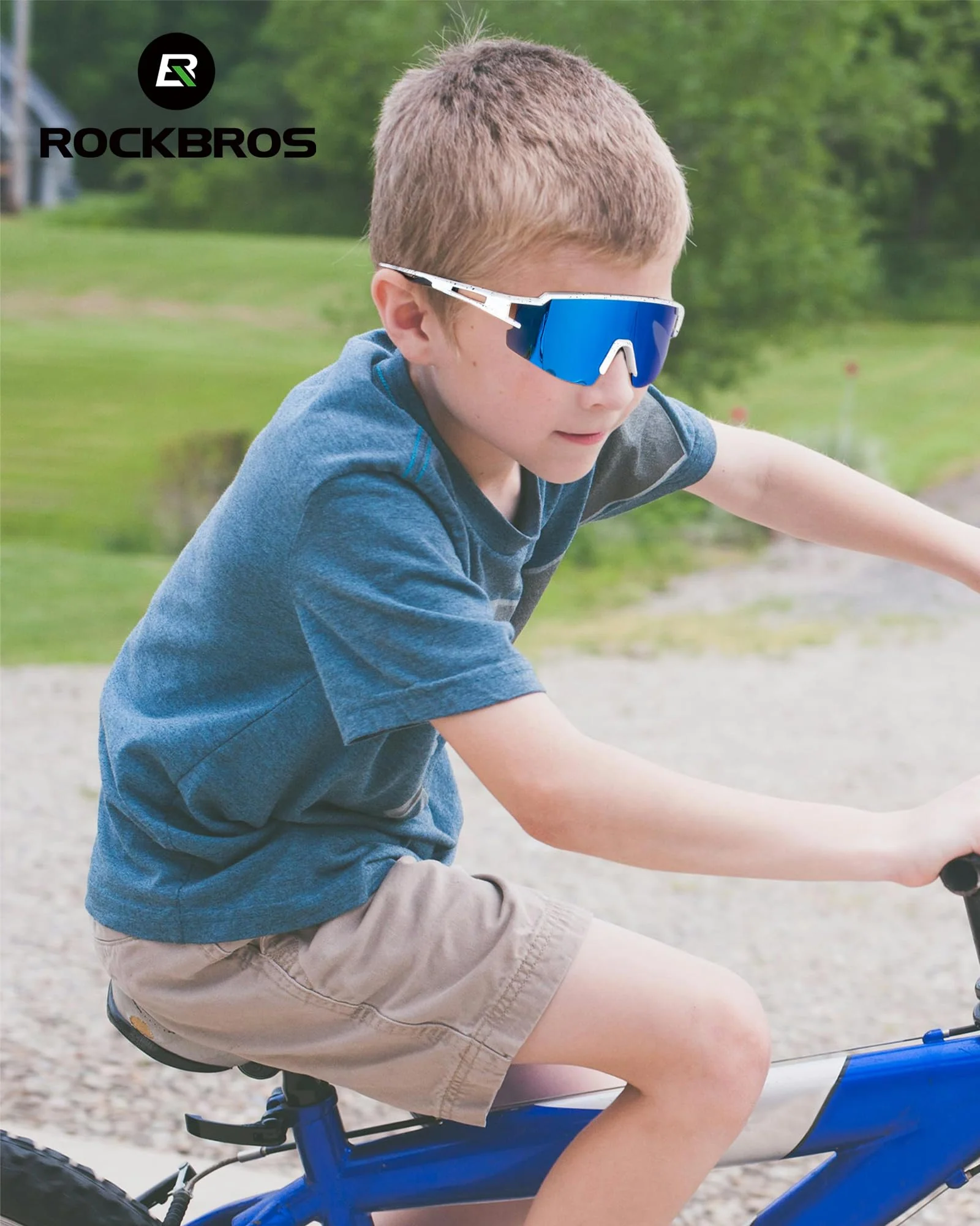 ROCKBROS Polarized Youth Kids UV400 Cycling Sports Sunglasses for Boys Girls Age 8-14 - Image 22