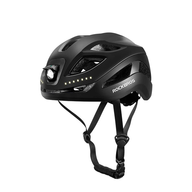 ROCKBROS Safety Warning Helmet with Built-In Lights and Adjustable Fit - Image 2