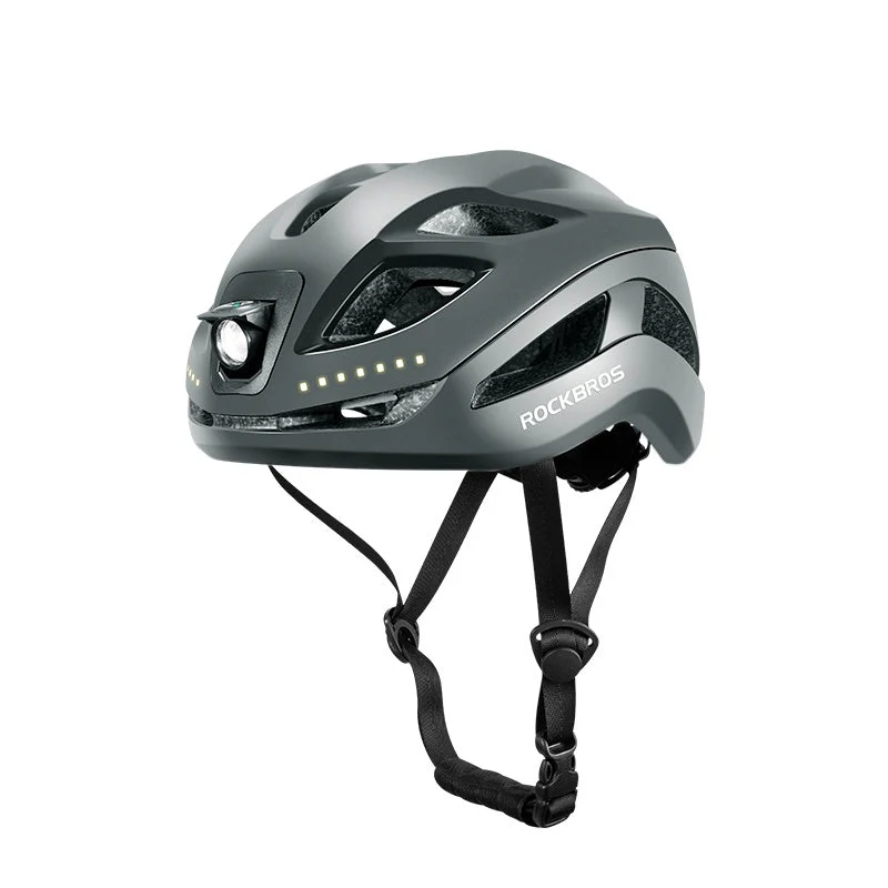 ROCKBROS Safety Warning Helmet with Built-In Lights and Adjustable Fit - Image 5
