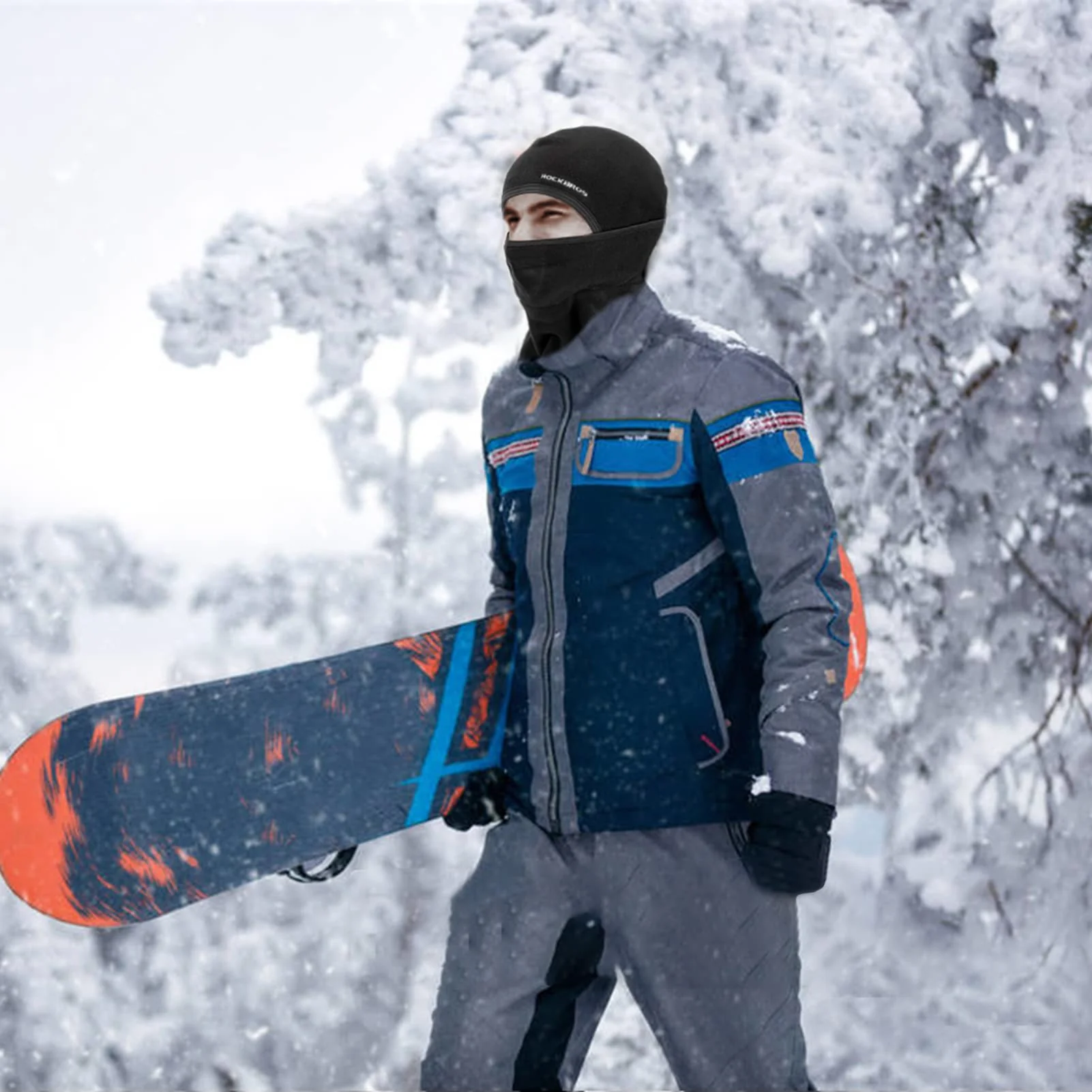 ROCKBROS Ski Mask Balaclava Winter Mask Cold Weather Thermal Masks Cycling - Image 2