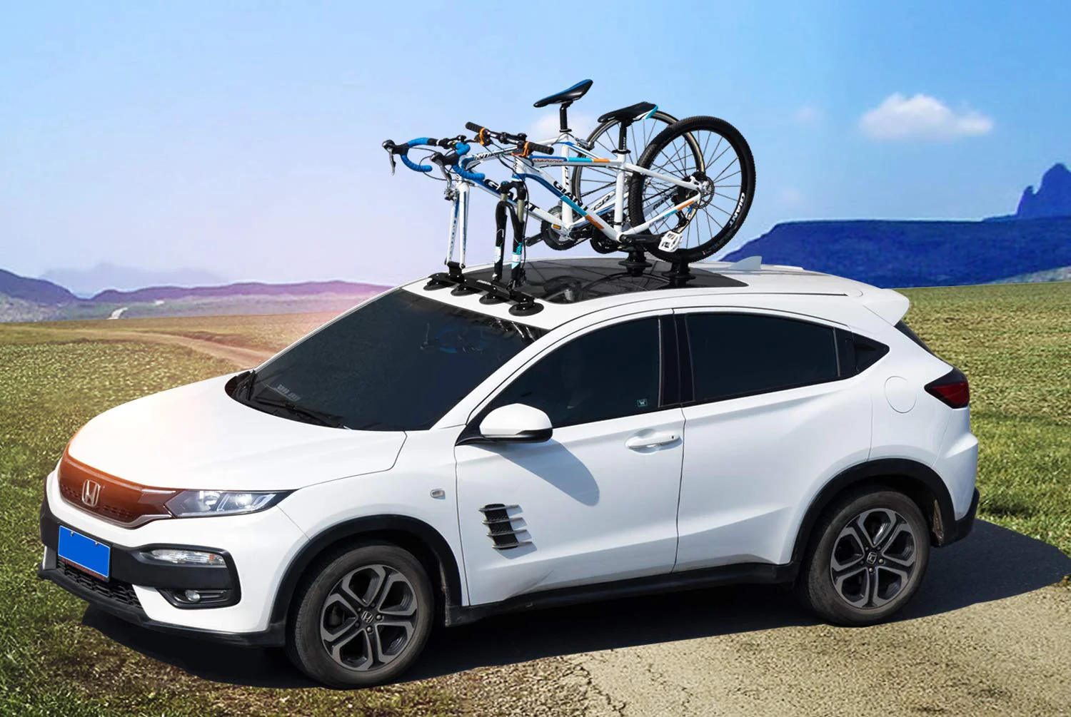 ROCKBROS Suction Cup Bike Rack for Car Roof Quick Release Sucker Mount - Image 14