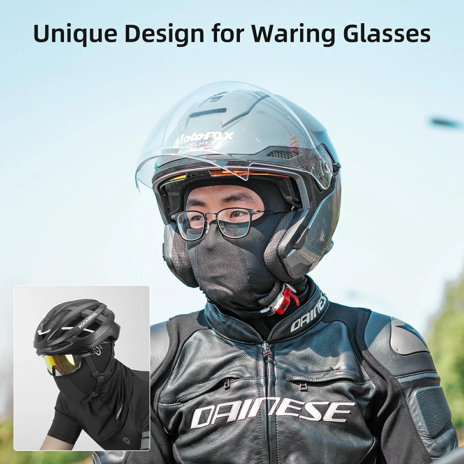 ROCKBROS Summer Cool Balaclava Full Face Mask - Image 10