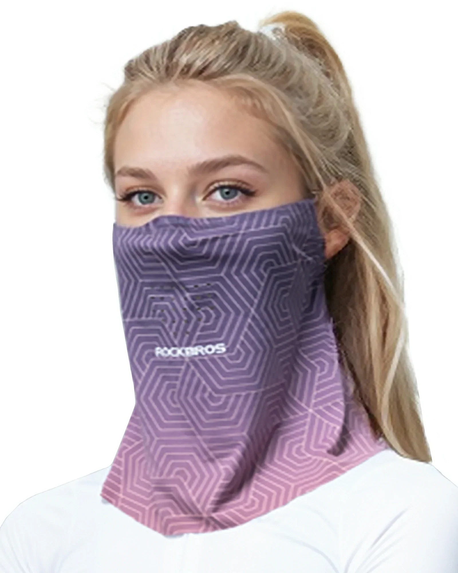 ROCKBROS Summer Cooling Neck Gaiter Breathable Balaclava for Men Women - Image 3