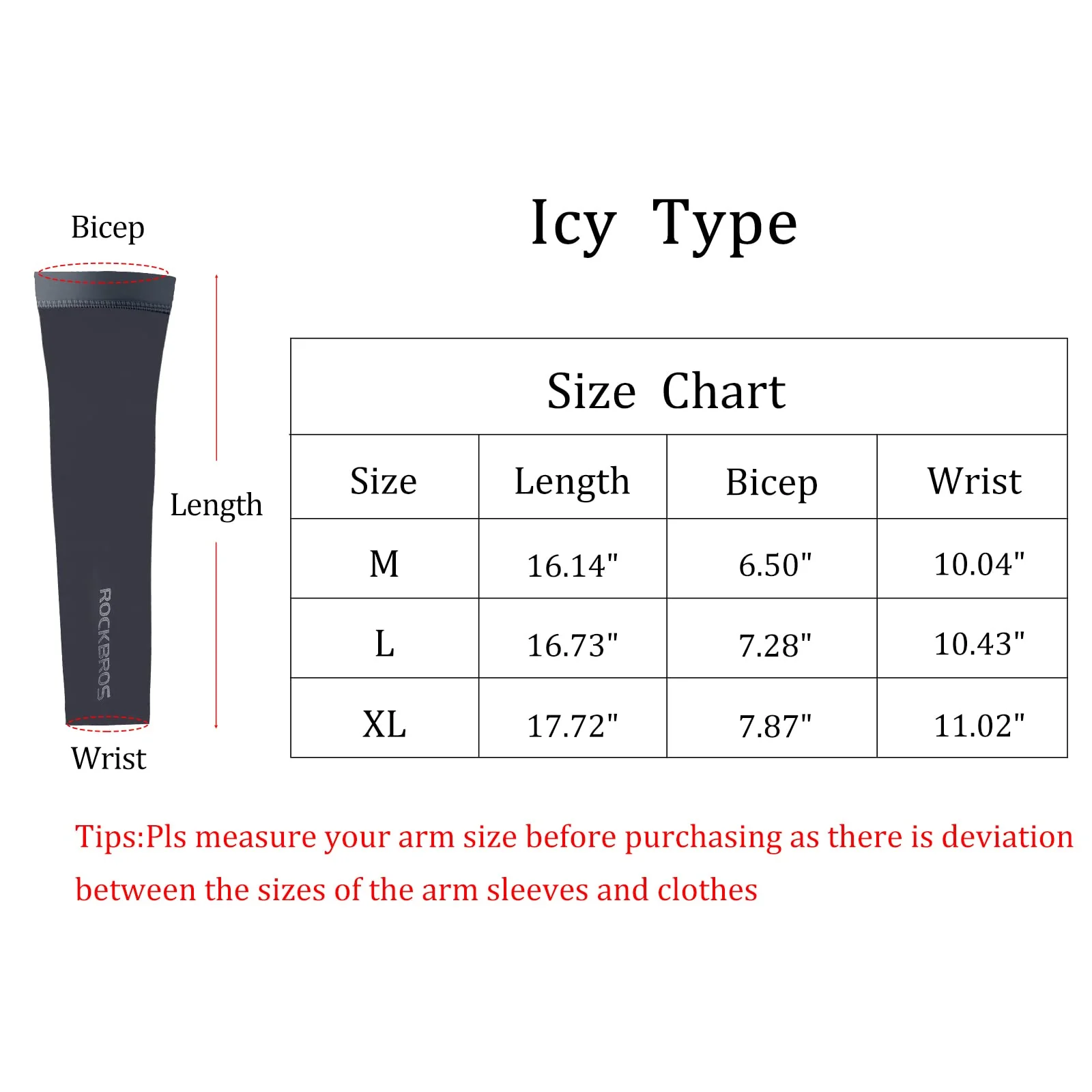 ROCKBROS Sun Protection Arm Sleeves Cooling for Running Golf Fishing Cycling - Image 41